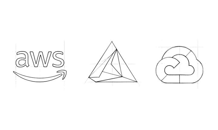 Cloud provider logos